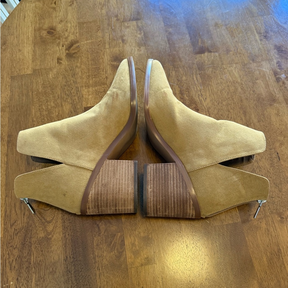 BP. Brynne Bootie Women’s Tan Ankle Boot | Size 9.5 | Heeled Boot - Picture 5 of 8